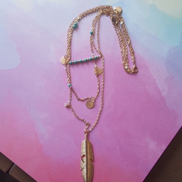 Multilayer Gold Necklace (Comes with a box) - Picture 3 of 15